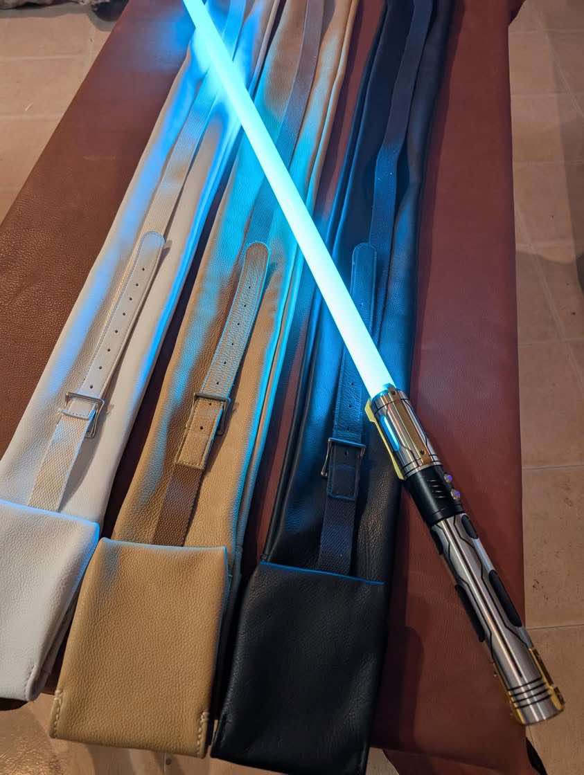 Handmade Leather Lightsaber Shoulder Bags