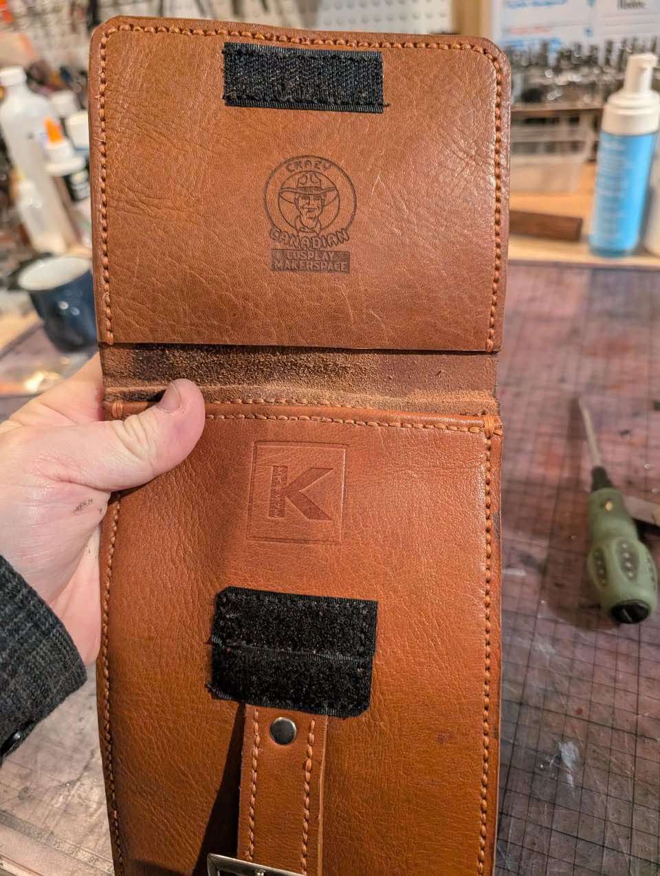 Handmade Leather Lightsaber Shoulder Bags