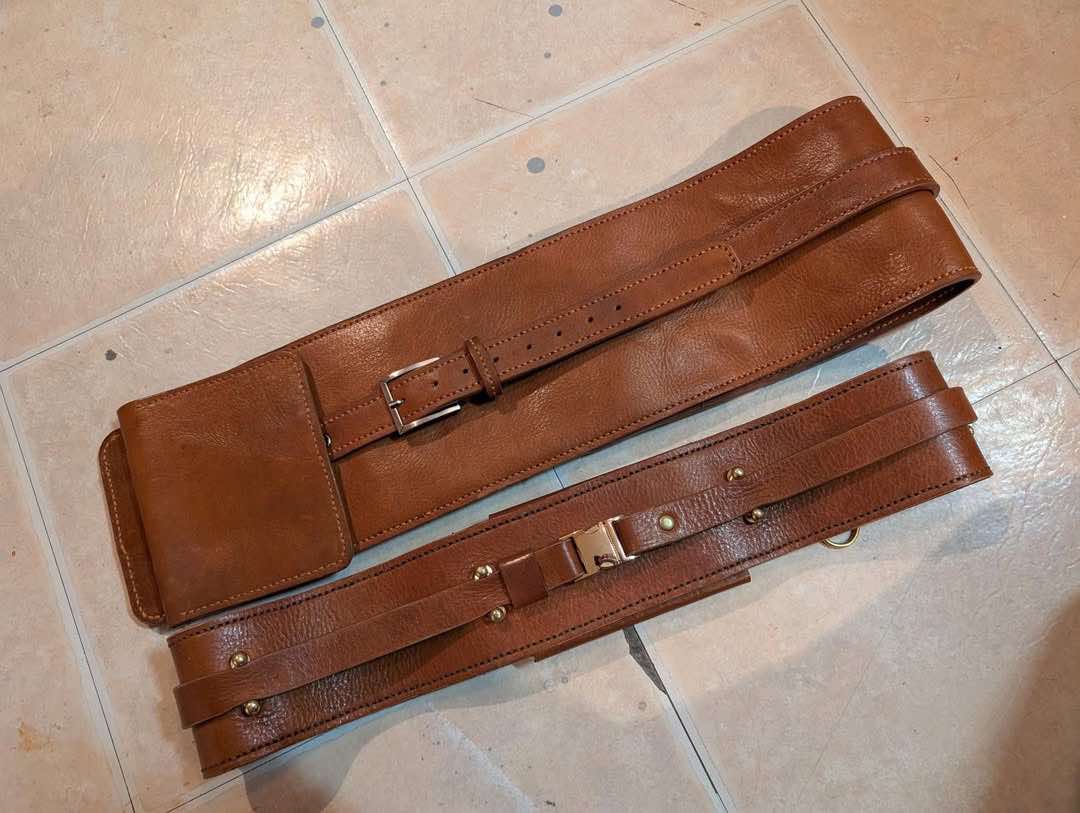 Handmade Leather Lightsaber Shoulder Bags
