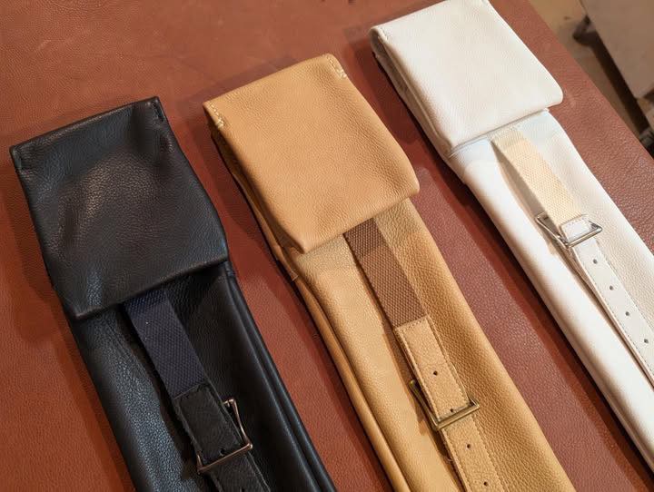 Handmade Leather Lightsaber Shoulder Bags